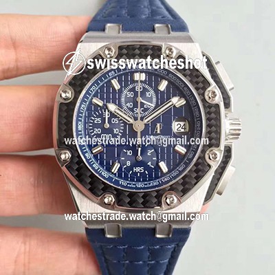 Audemars Piguet Royal Oak Offshore Juan Pablo Montoya 26030PO.OO.D001IN.01 JF Factory V2 Blue Dial Audemars Piguet Royal Oak Offshore Juan Pablo Montoya 26030PO.OO.D001IN.01 JF Factory V2 Blue Dial