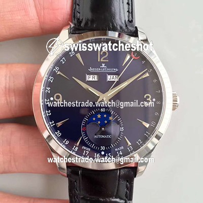 Jaeger-LeCoultre Master Calendar 1558420 KM Factory Blue Dial Jaeger-LeCoultre Master Calendar 1558420 KM Factory Blue Dial