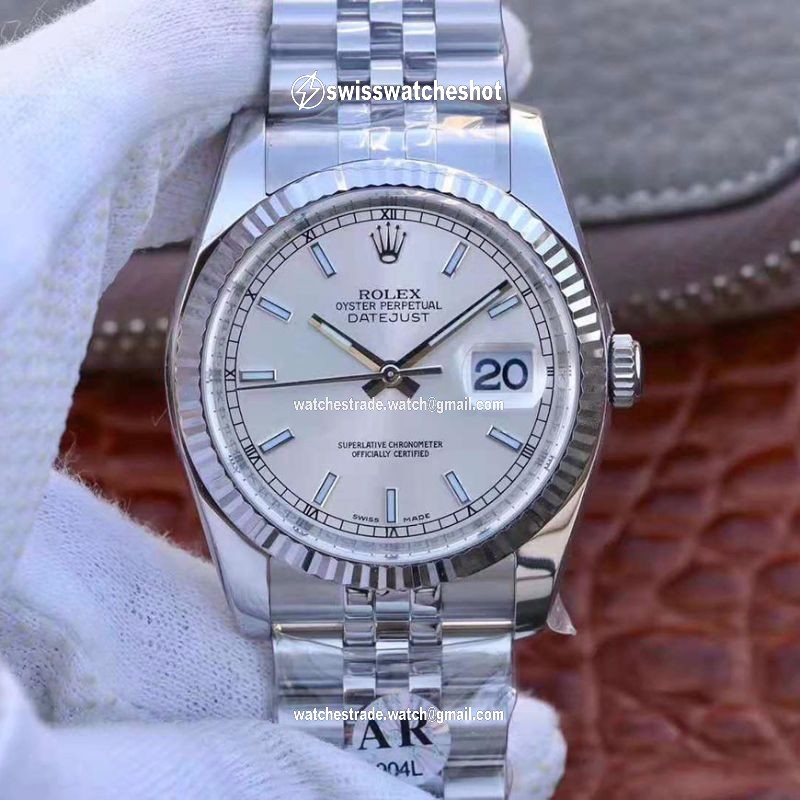 Rolex Datejust 36MM 116234 V2 AR Factory Silver Dial Rolex Datejust 36MM 116234 V2 AR Factory Silver Dial