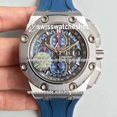 Audemars Piguet Royal Oak Offshore Michael Schumacher 26568PM.OO.A021CA.01 JF Factory V8 Dark Grey Dial Audemars Piguet Royal Oak Offshore Michael Schumacher 26568PM.OO.A021CA.01 JF Factory V8 Dark Grey Dial