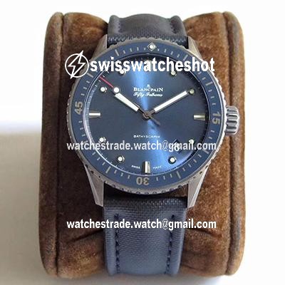 Blancpain Fifty Fathoms Bathyscaphe 5000-0240-O52A ZF Factory Blue Dial Blancpain Fifty Fathoms Bathyscaphe 5000-0240-O52A ZF Factory Blue Dial