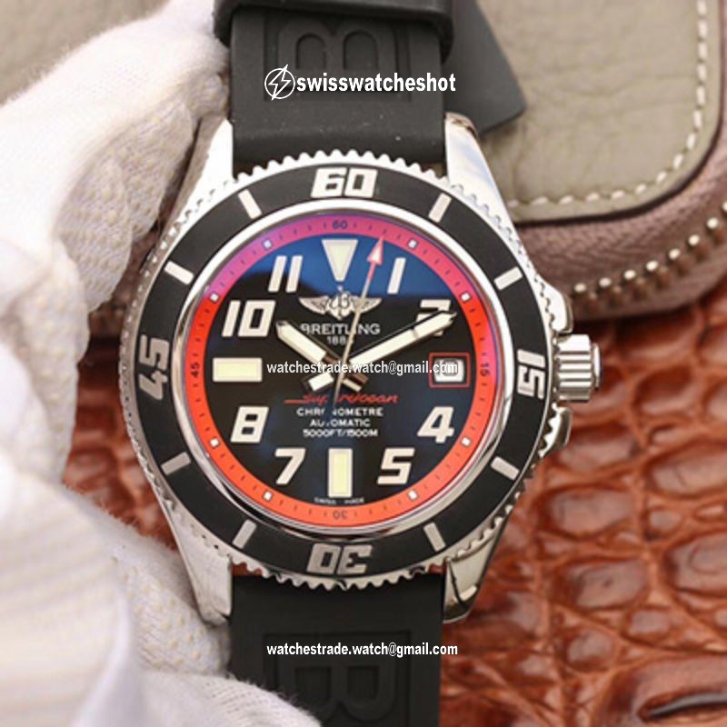 Breitling Superocean 42 Abyss Red A1736402/BA31BKRD ZF Factory Black Dial Breitling Superocean 42 Abyss Red A1736402/BA31BKRD ZF Factory Black Dial