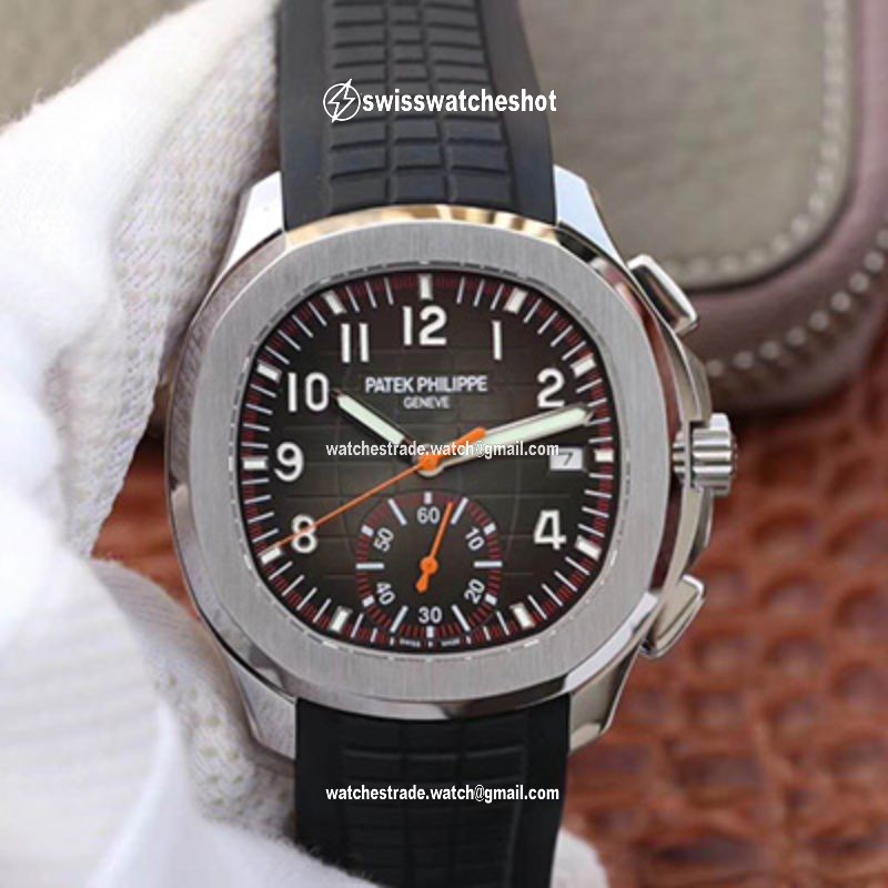 Patek Philippe Aquanaut Chronograph 5968A-001 Black Dial Patek Philippe Aquanaut Chronograph 5968A-001 Black Dial