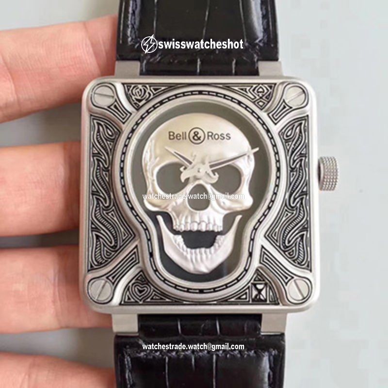 Bell & Ross BR 01 Burning Skull Black Dial Bell & Ross BR 01 Burning Skull Black Dial