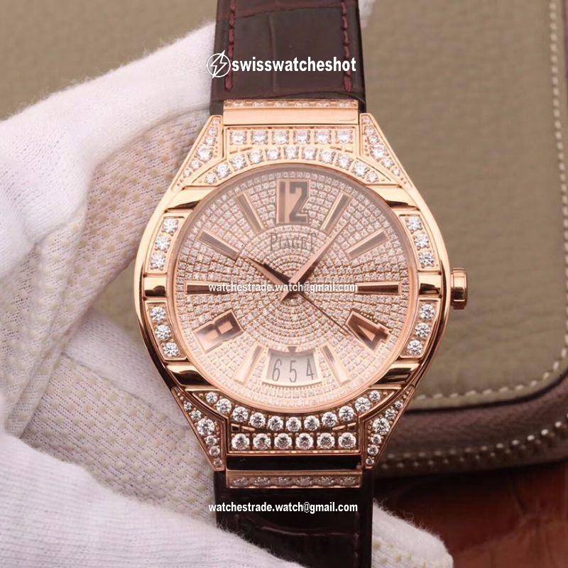 Piaget Polo MKS Factory Rose Gold Case Diamond Dial Piaget Polo MKS Factory Rose Gold Case Diamond Dial