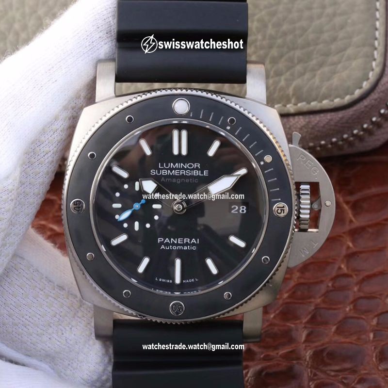 Panerai Luminor Submersible 1950 Amagnetic 3 Days PAM1389 VS Factory Black Dial Panerai Luminor Submersible 1950 Amagnetic 3 Days PAM1389 VS Factory Black Dial