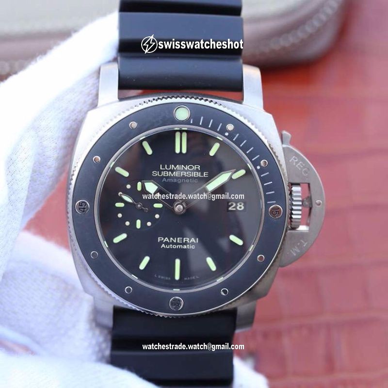Panerai Luminor Submersible 1950 Amagnetic 3 Days PAM389 VS Factory V2 Black Dial Panerai Luminor Submersible 1950 Amagnetic 3 Days PAM389 VS Factory V2 Black Dial