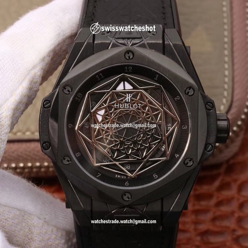 Hublot Big Bang Sang Bleu Magic 415.CX.1112.VR.MXM18 TMF Factory Black Dial Hublot Big Bang Sang Bleu Magic 415.CX.1112.VR.MXM18 TMF Factory Black Dial