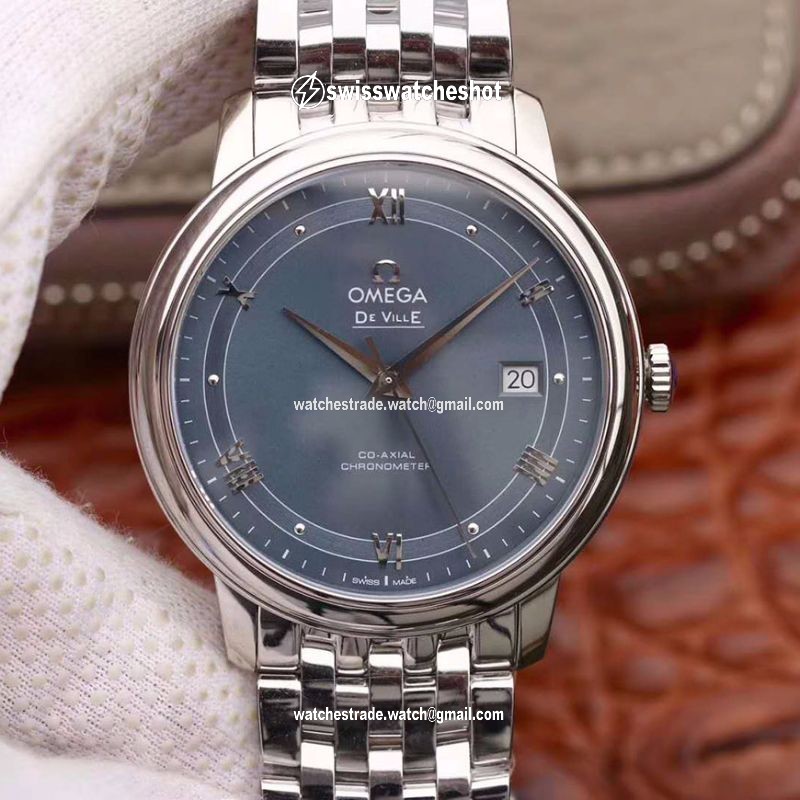 Omega De Ville Prestige 424.10.40.20.03.002 MKS Factory Blue Dial Omega De Ville Prestige 424.10.40.20.03.002 MKS Factory Blue Dial