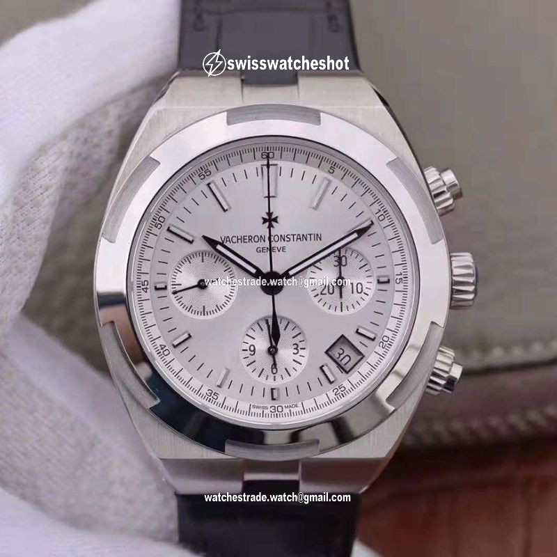 Vacheron Constantin Overseas Chronograph 5500V/110A-B075 8F Factory Silver Dial Vacheron Constantin Overseas Chronograph 5500V/110A-B075 8F Factory Silver Dial