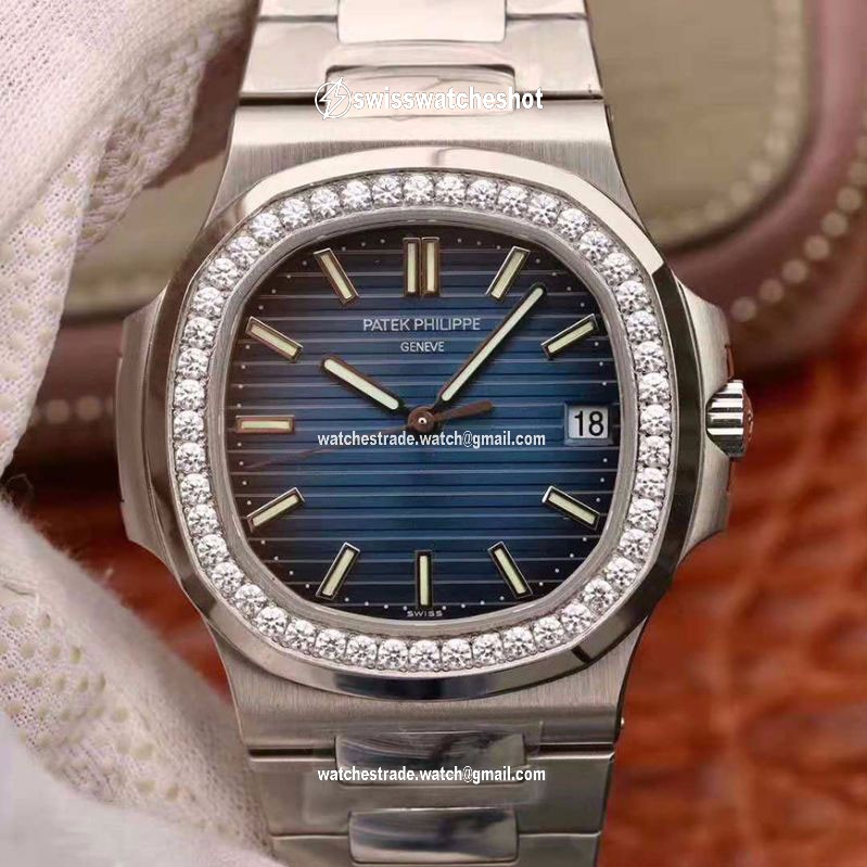 Patek Philippe Nautilus 5711 PF Factory Diamond Bezel Blue Dial Patek Philippe Nautilus 5711 PF Factory Diamond Bezel Blue Dial
