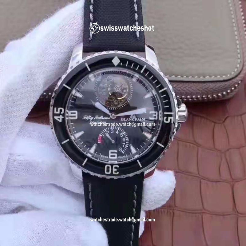 Blancpain Fifty Fathoms Tourbillon 8 Days 5025-1530-52A Black Dial Blancpain Fifty Fathoms Tourbillon 8 Days 5025-1530-52A Black Dial