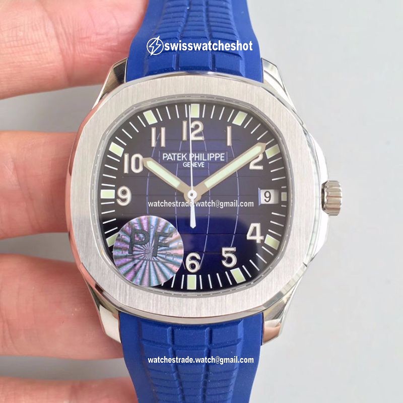 Patek Philippe Aquanaut 5168G-001 PF Factory Black-blue Dial Patek Philippe Aquanaut 5168G-001 PF Factory Black-blue Dial