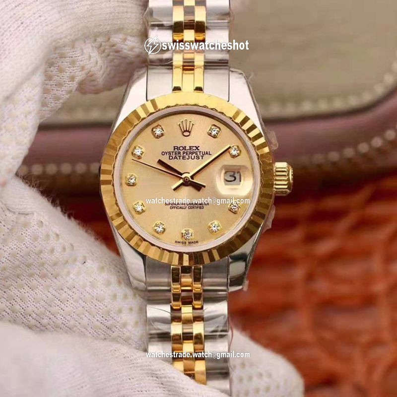 Rolex Lady Datejust 28mm 18K Gold Dial Rolex Lady Datejust 28mm 18K Gold Dial