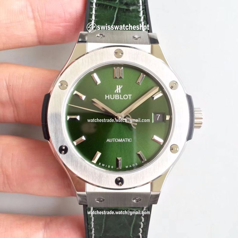 Hublot Classic Fusion 38MM 511.NX.8970.LR JJ Factory Green Dial Hublot Classic Fusion 38MM 511.NX.8970.LR JJ Factory Green Dial