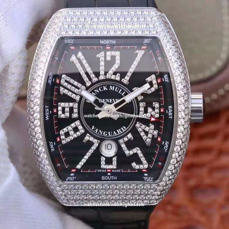 Franck Muller Vanguard V45.SC.DT.D.NBR.CD.5N.NR Black Dial Franck Muller Vanguard V45.SC.DT.D.NBR.CD.5N.NR Black Dial