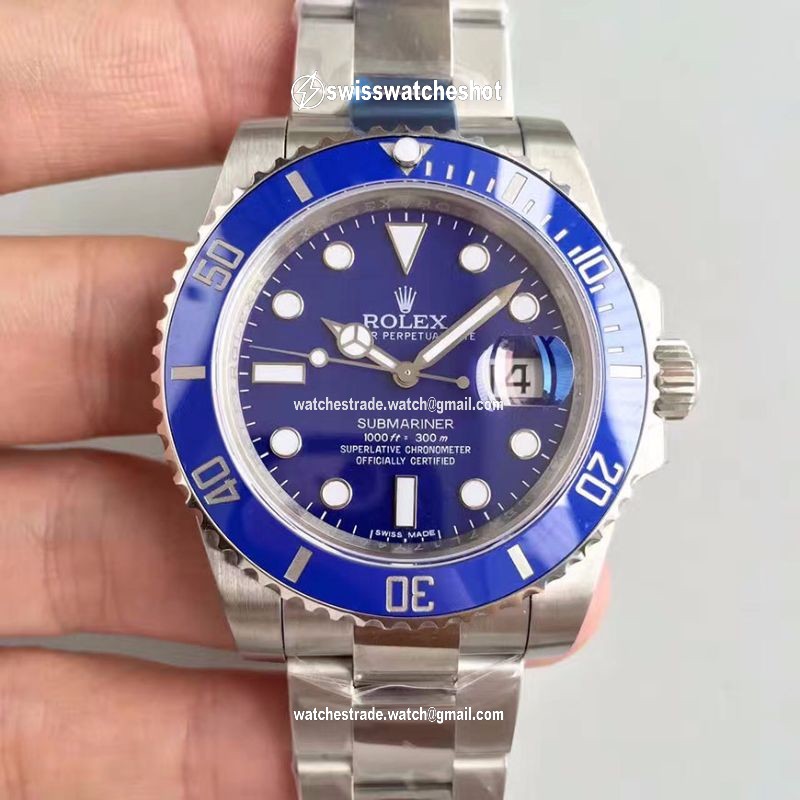 Rolex Submariner Date 116619LB 40MM Noob Factory Blue Dial Rolex Submariner Date 116619LB 40MM Noob Factory Blue Dial