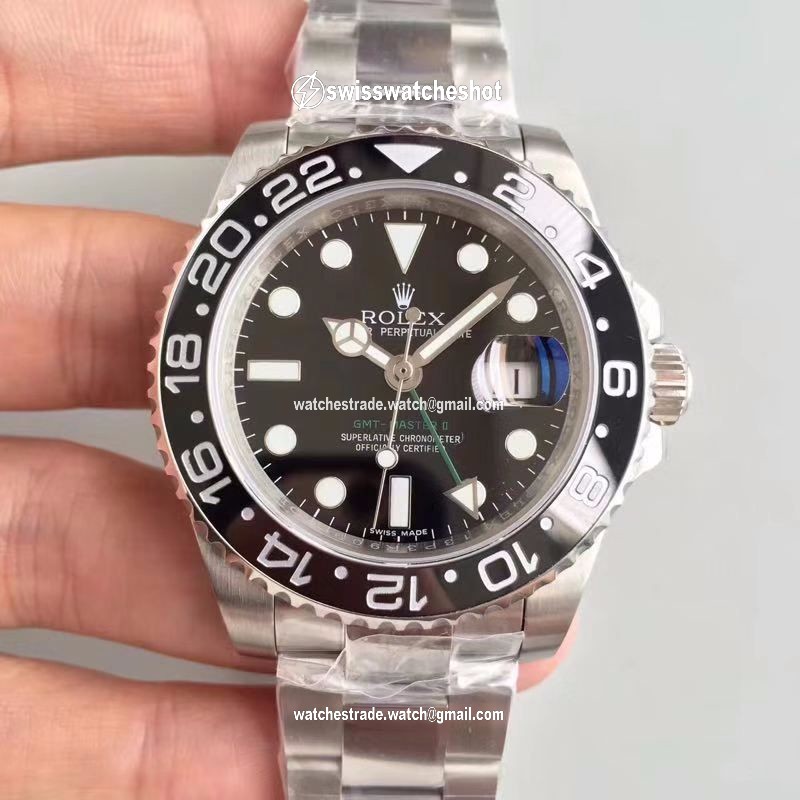 Rolex GMT Master II 116710LN 40MM Noob Factory Black Dial Rolex GMT Master II 116710LN 40MM Noob Factory Black Dial