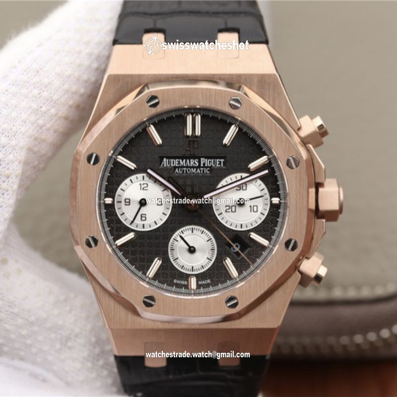 Audemars Piguet Royal Oak Chronograph 26331OR.OO.1220OR OM Factory Black Dial Audemars Piguet Royal Oak Chronograph 26331OR.OO.1220OR OM Factory Black Dial