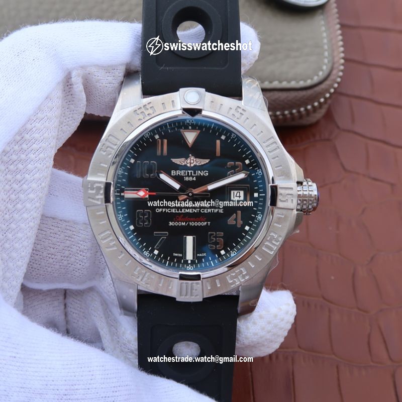 Breitling Avenger II A3239011/BC34/170A GF Factory Black Dial Breitling Avenger II A3239011/BC34/170A GF Factory Black Dial