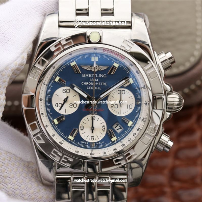 Breitling Chronomat 44MM AB011012/C788/435X/A20BA.1 GF Factory Blue Dial Breitling Chronomat 44MM AB011012/C788/435X/A20BA.1 GF Factory Blue Dial