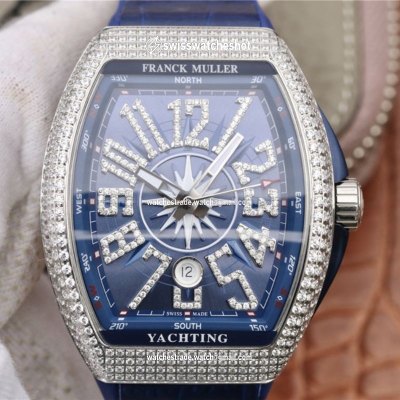 Franck Muller Vanguard V45.SC.DT.AC.BL Blue Dial Franck Muller Vanguard V45.SC.DT.AC.BL Blue Dial
