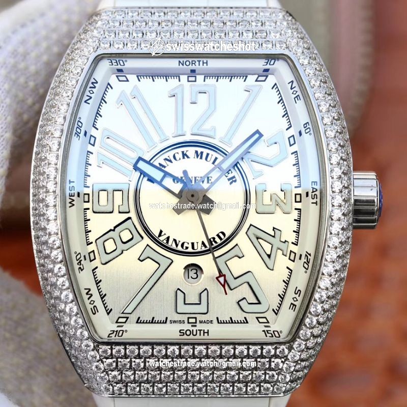 Franck Muller Vanguard V45.SC.DT.D.NBR.CD.5N.NR Silver Dial Franck Muller Vanguard V45.SC.DT.D.NBR.CD.5N.NR Silver Dial