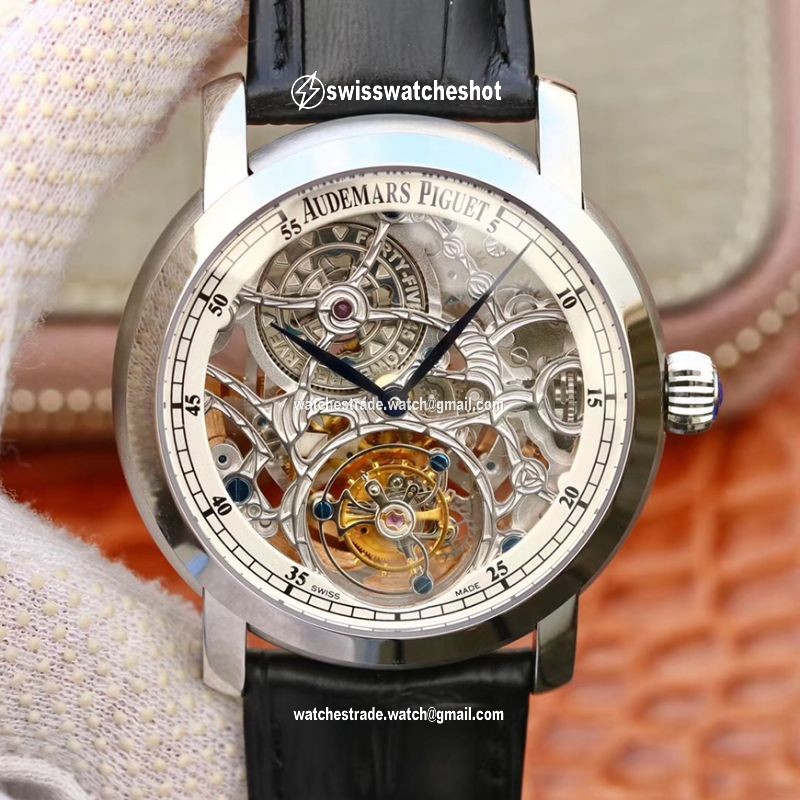 Audemars Piguet Jules Audemars Tourbillon 26357PT.ZZ.D028CR.02 Skeleton Dial Audemars Piguet Jules Audemars Tourbillon 26357PT.ZZ.D028CR.02 Skeleton Dial