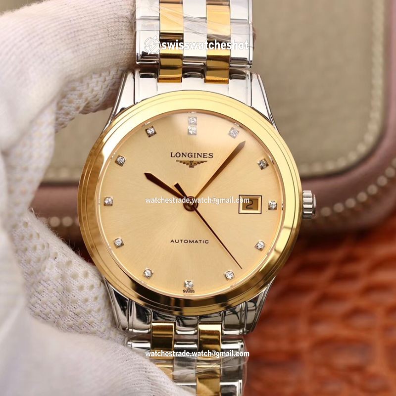 Longines Flagship L4.874.3.37.7 YC Factory Gold Dial Longines Flagship L4.874.3.37.7 YC Factory Gold Dial