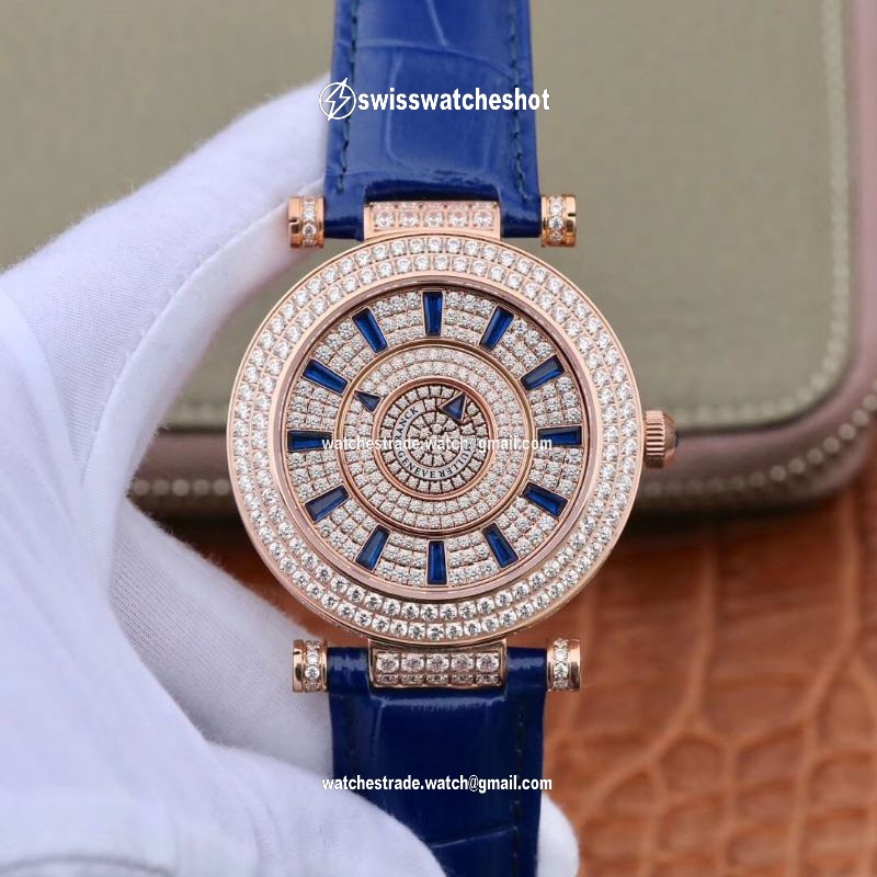 Franck Muller Double Mystery D 3R CD 42 Rose Gold Diamond Dial Franck Muller Double Mystery D 3R CD 42 Rose Gold Diamond Dial
