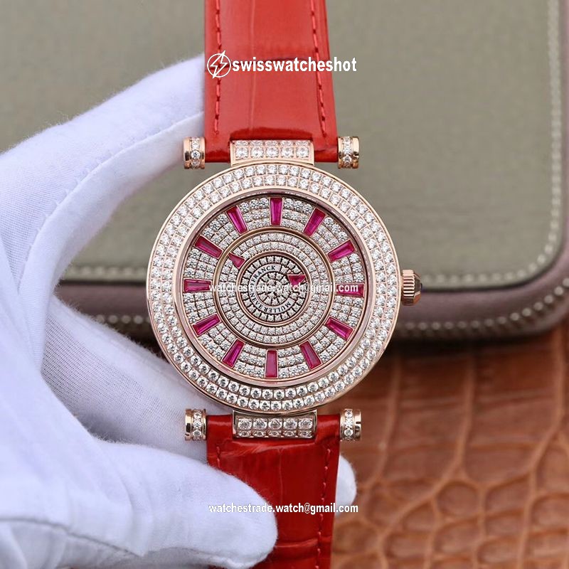 Franck Muller Double Mystery DM42D2RCD GS Factory Rose Gold Diamond Dial Franck Muller Double Mystery DM42D2RCD GS Factory Rose Gold Diamond Dial