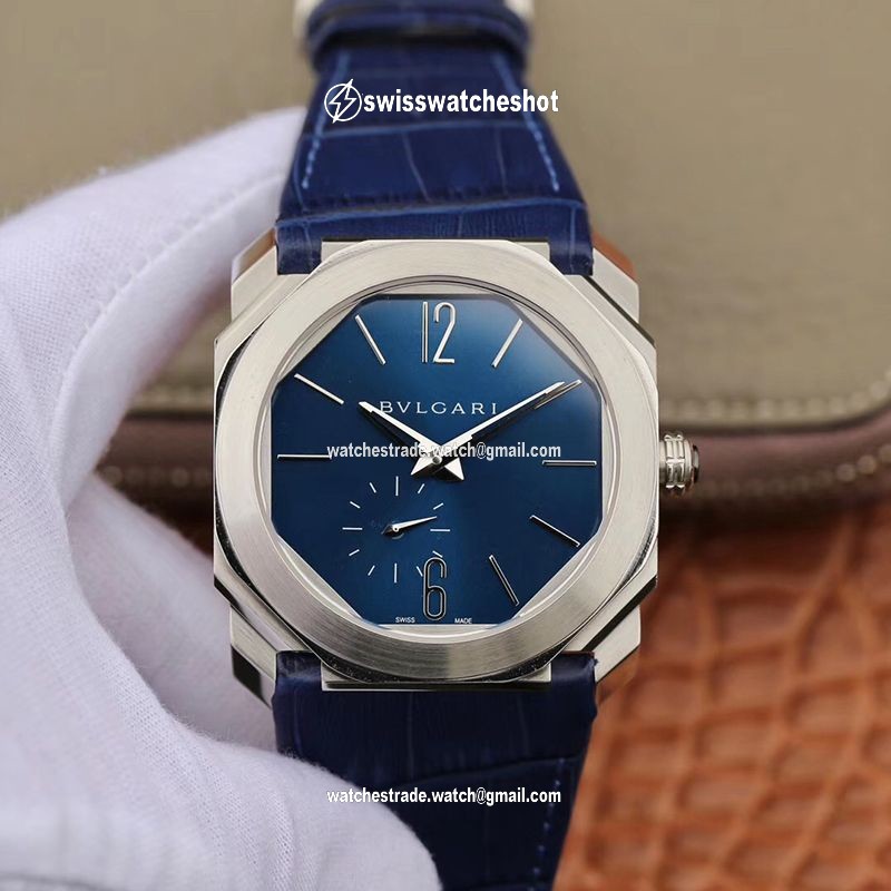 Bvlgari Octo Finissimo Extra Thin Automatic 103035 Blue Dial Bvlgari Octo Finissimo Extra Thin Automatic 103035 Blue Dial