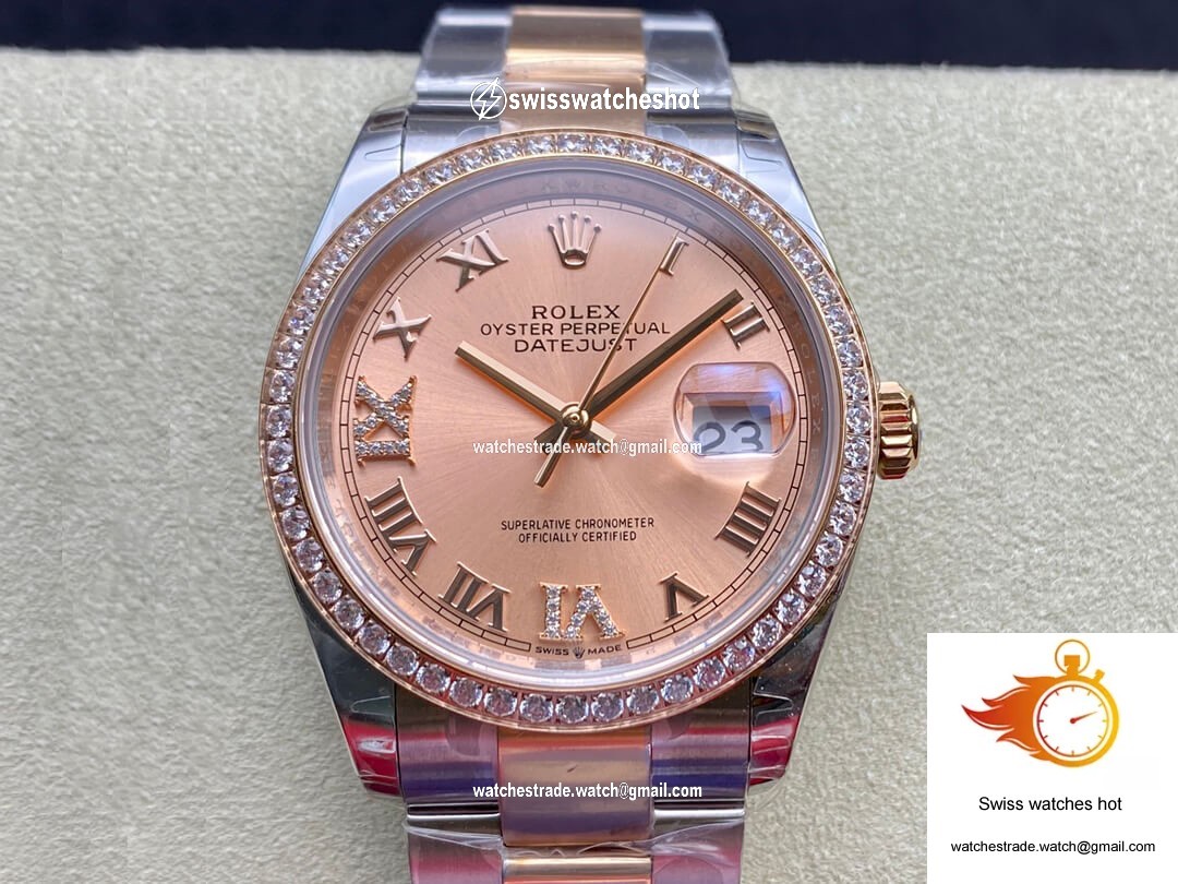 Rolex Datejust M126281RBR-0016 EW Factory Rose Gold 1