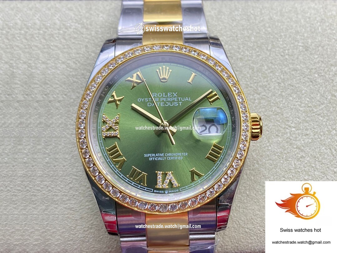 Rolex Datejust M126283RBR-0012 EW Factory Diamond-set Bezel 1