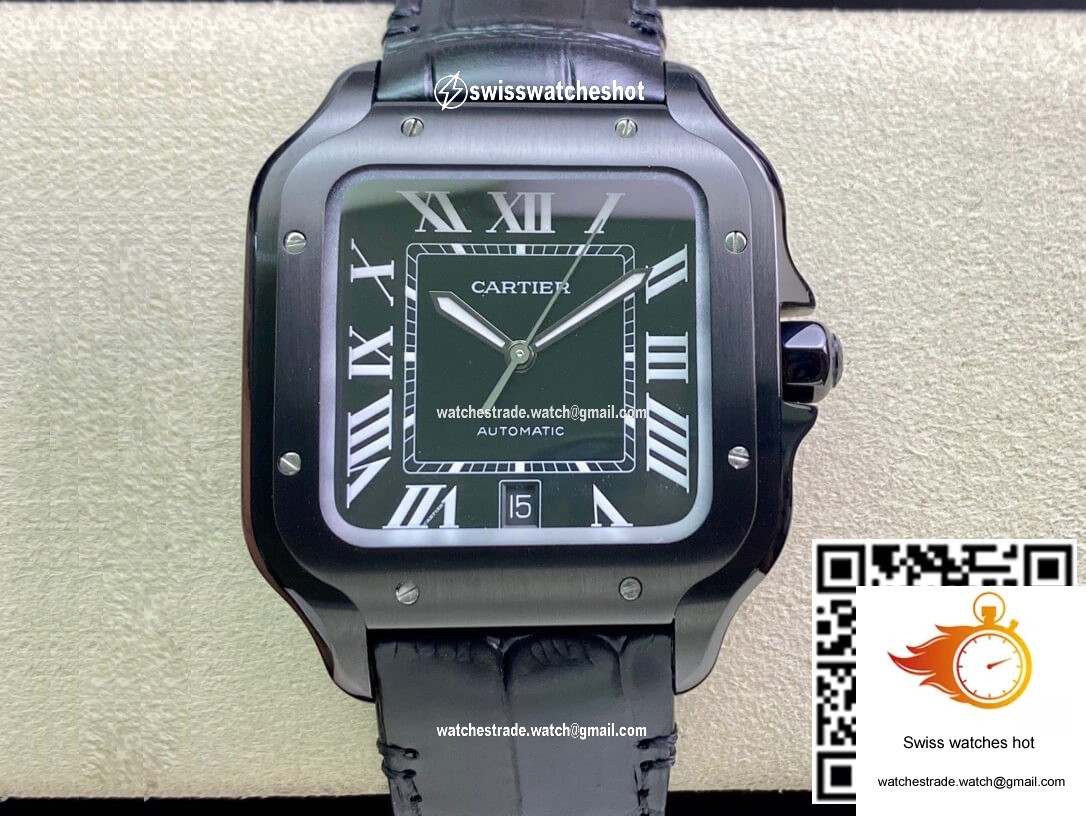 Cartier Santos WSSA0039 GF Factory Cowhide Strap 1