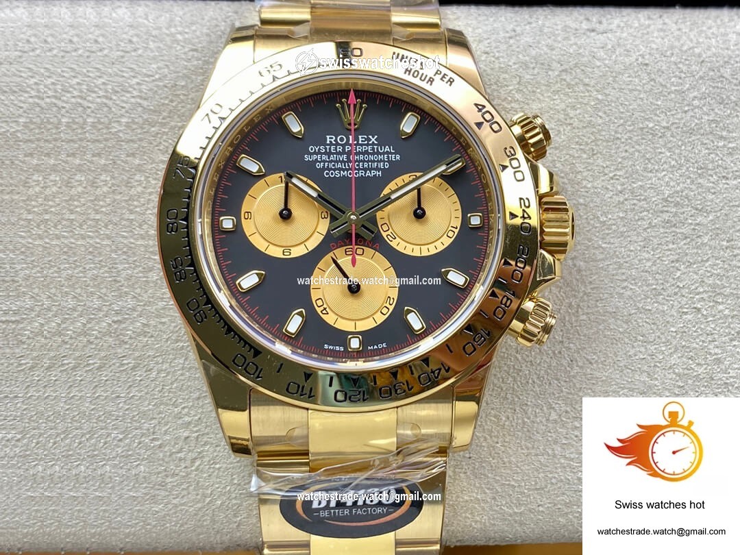 Rolex Daytona M116508-0009 BT Factory Yellow Gold 1