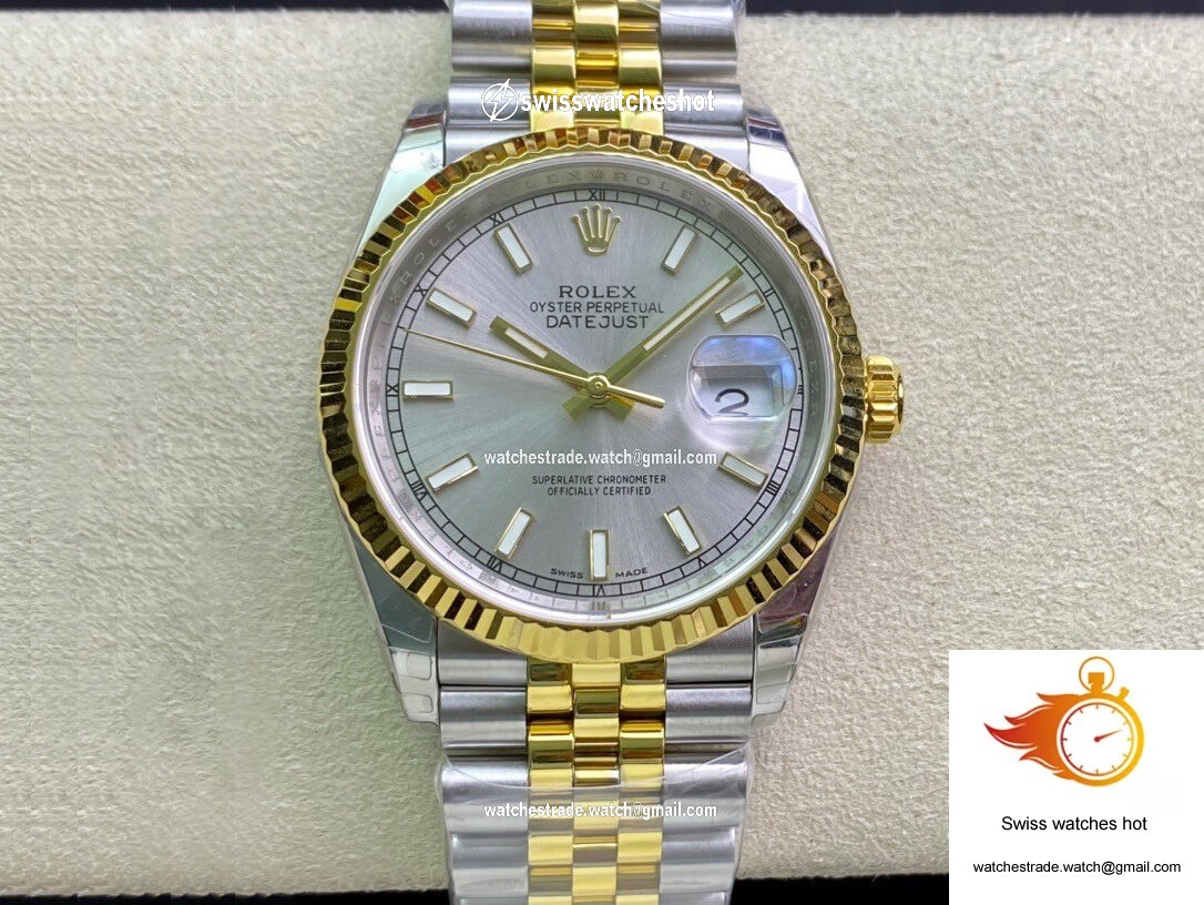 Rolex Datejust 126233 36MM EW Factory Yellow Gold 1