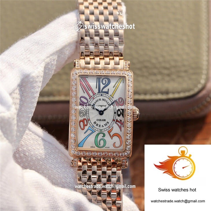 Franck Muller LONG ISLAND 952 Ladies ABF Factory Rose Gold With Diamonds 1