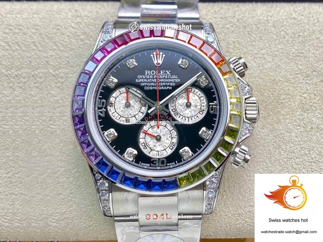 Rolex Daytona Cosmograph 116599 RBOW JH Factory Diamond-set Dial 1