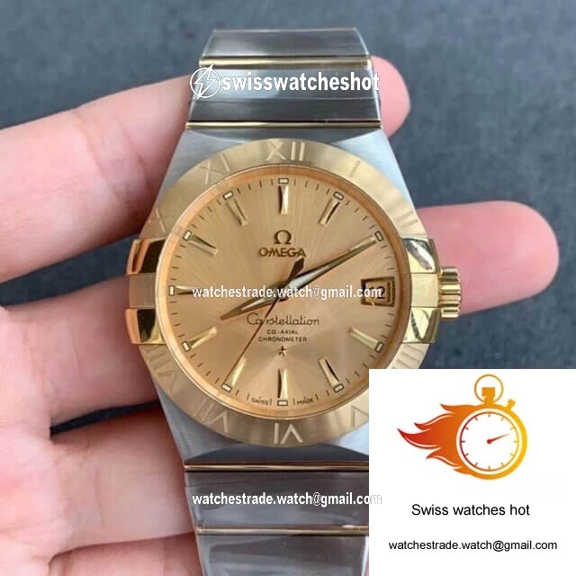 Omega Constellation 123.20.38.21.08.001 VS Factory Yellow Gold 1