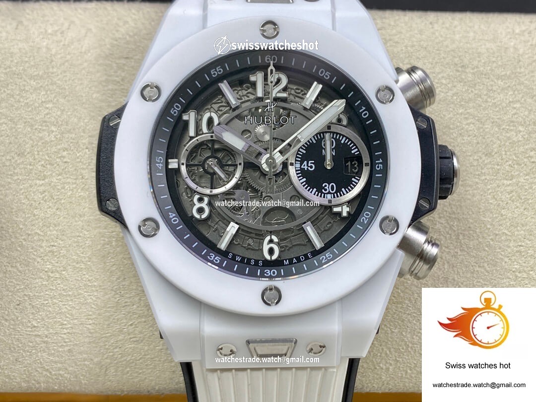 Hublot BIG BANG Unico 421.HX.1170.RX ZF Factory White Ceramic Case 1