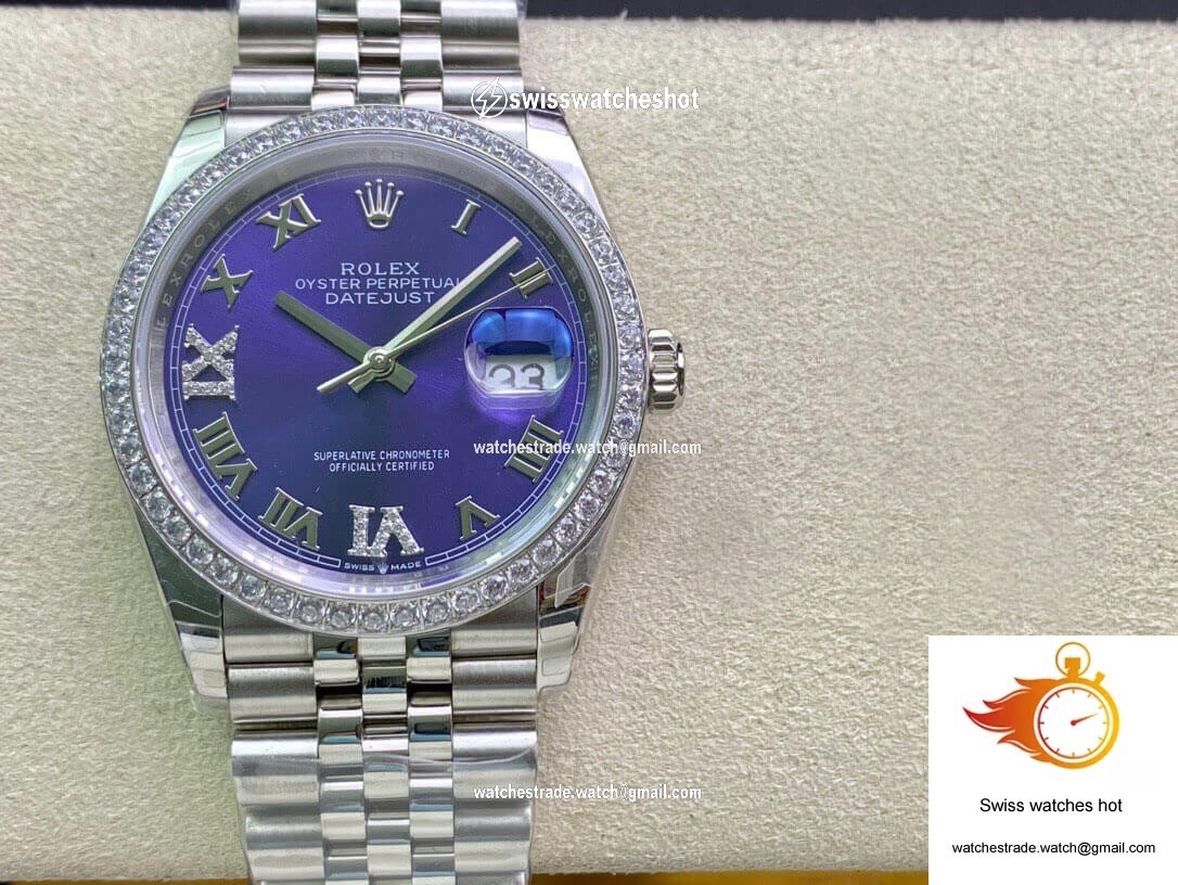 Rolex Datejust M126284RBR-0013 EW Factory Diamond-set Bezel 1