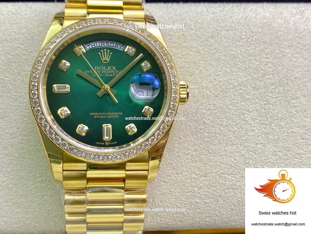Rolex Day Date M128348RBR-0035 EW Factory Yellow Gold 1