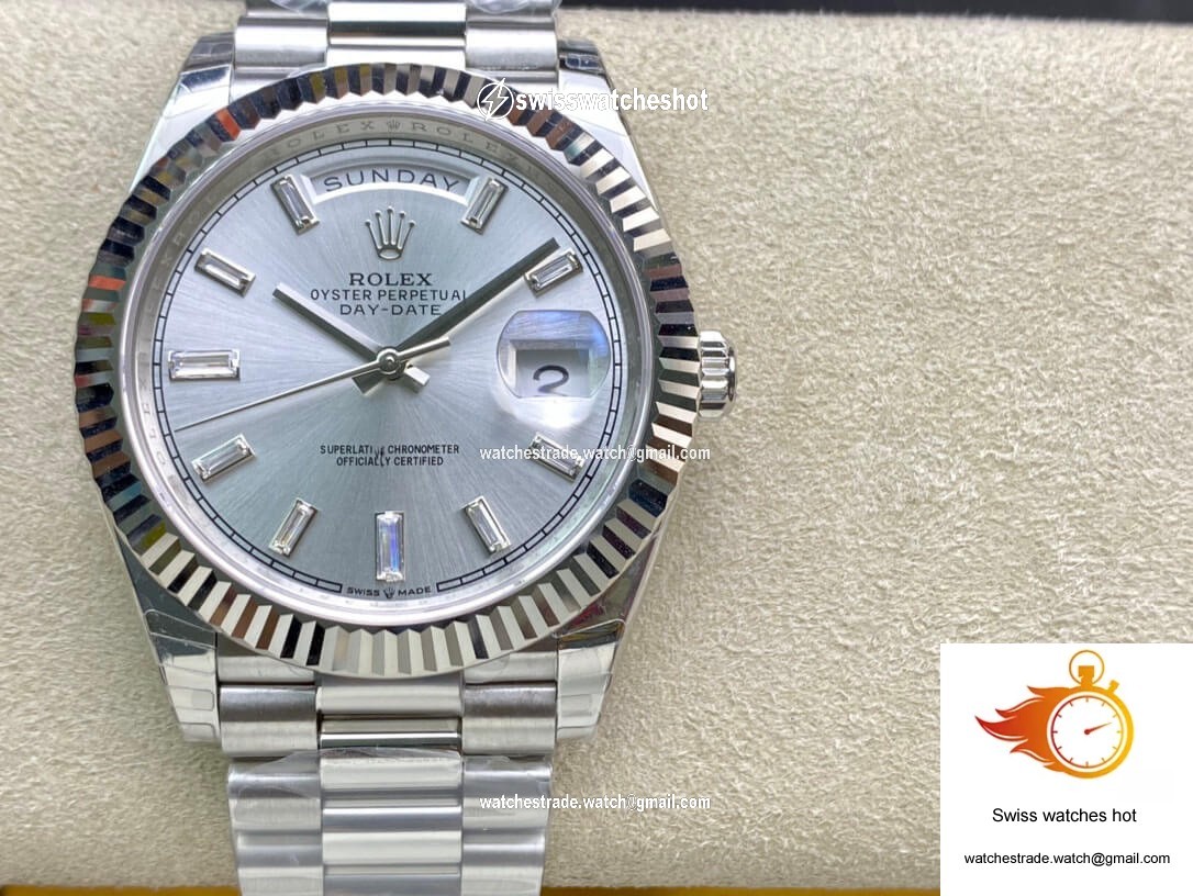 Rolex Day Date M228239-0003 EW Factory Silver Dial 1