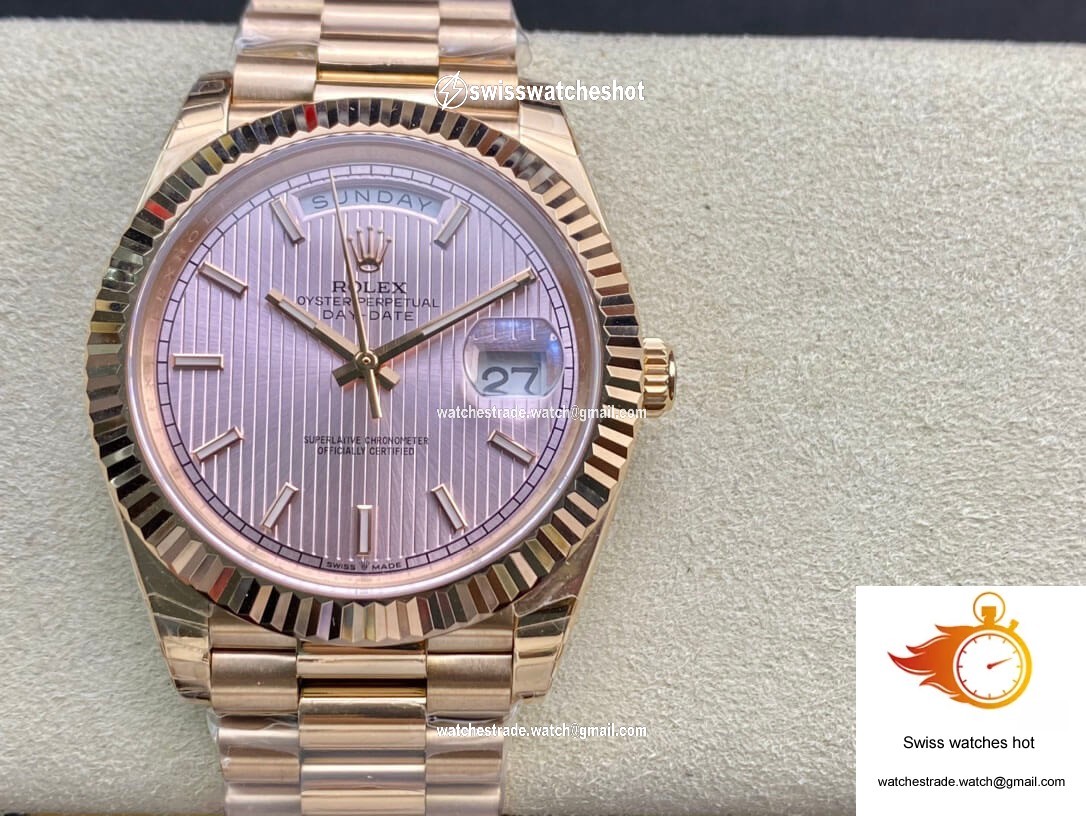 Rolex Day Date M228235-0005 EW Factory Rose Gold 1