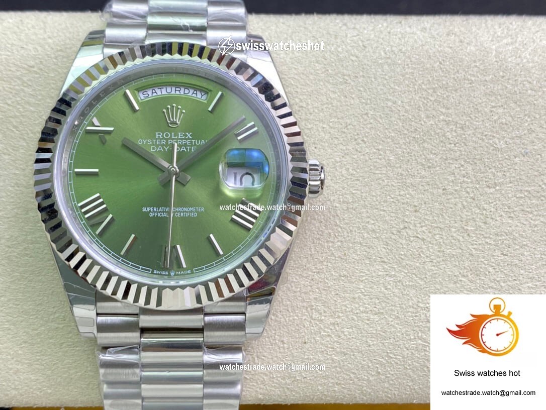 Rolex Day Date M228239-0033 EW Factory Olive Green Dial 1
