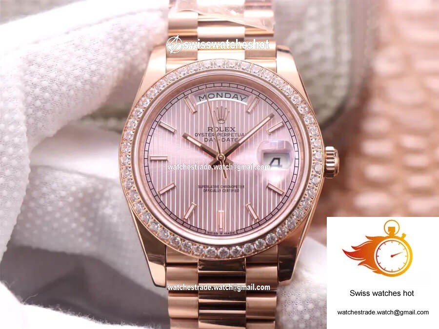 Rolex Day Date M228345RBR-0010 EW Factory Rose Gold 1