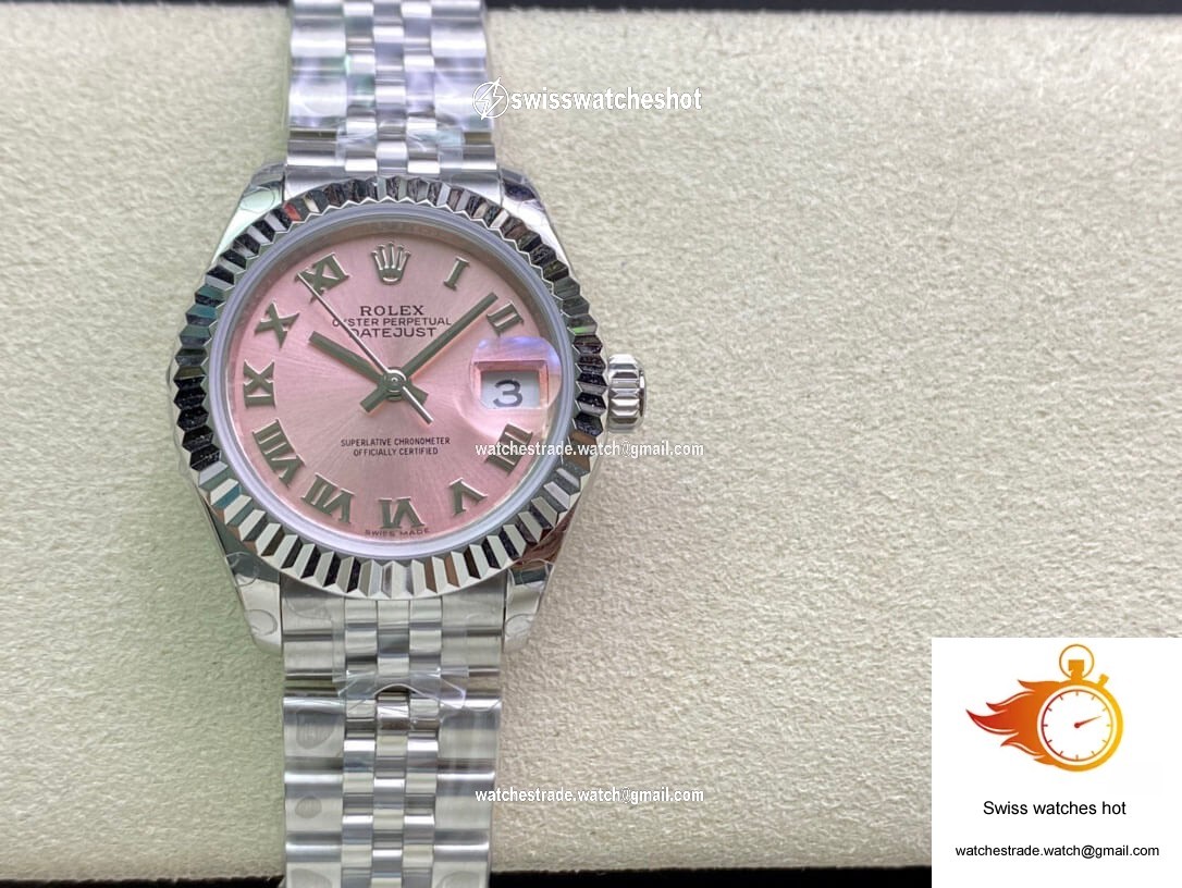 Rolex Datejust M279174-0017 28MM EW Factory Pink Dial 1