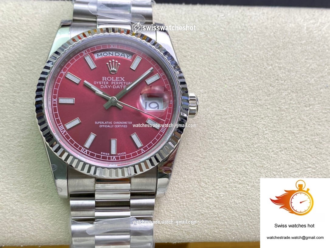 Rolex Day Date 118239 EW Factory 18k White Gold 1
