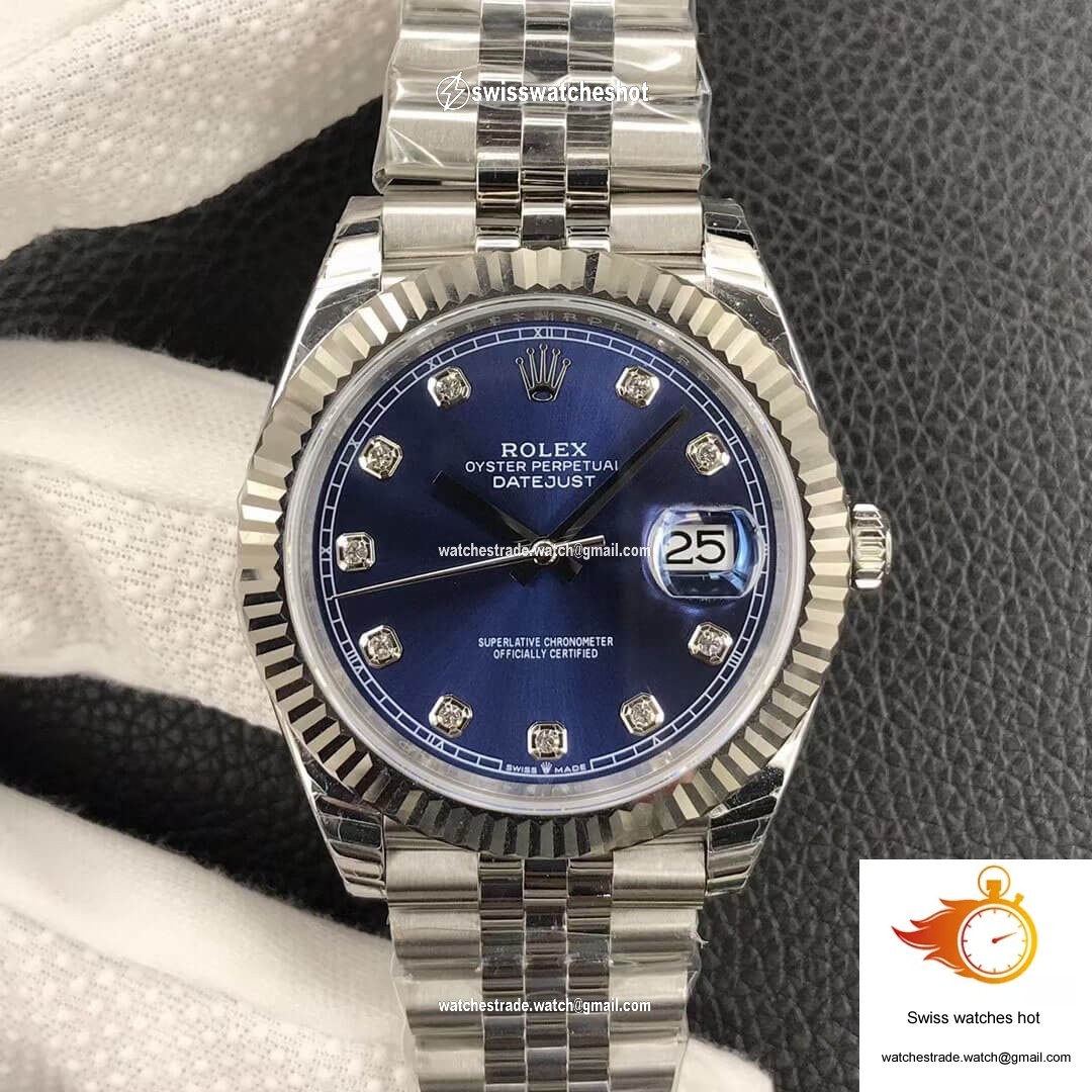 Rolex Datejust M126234-0037 EW Factory 18ct White Gold 1